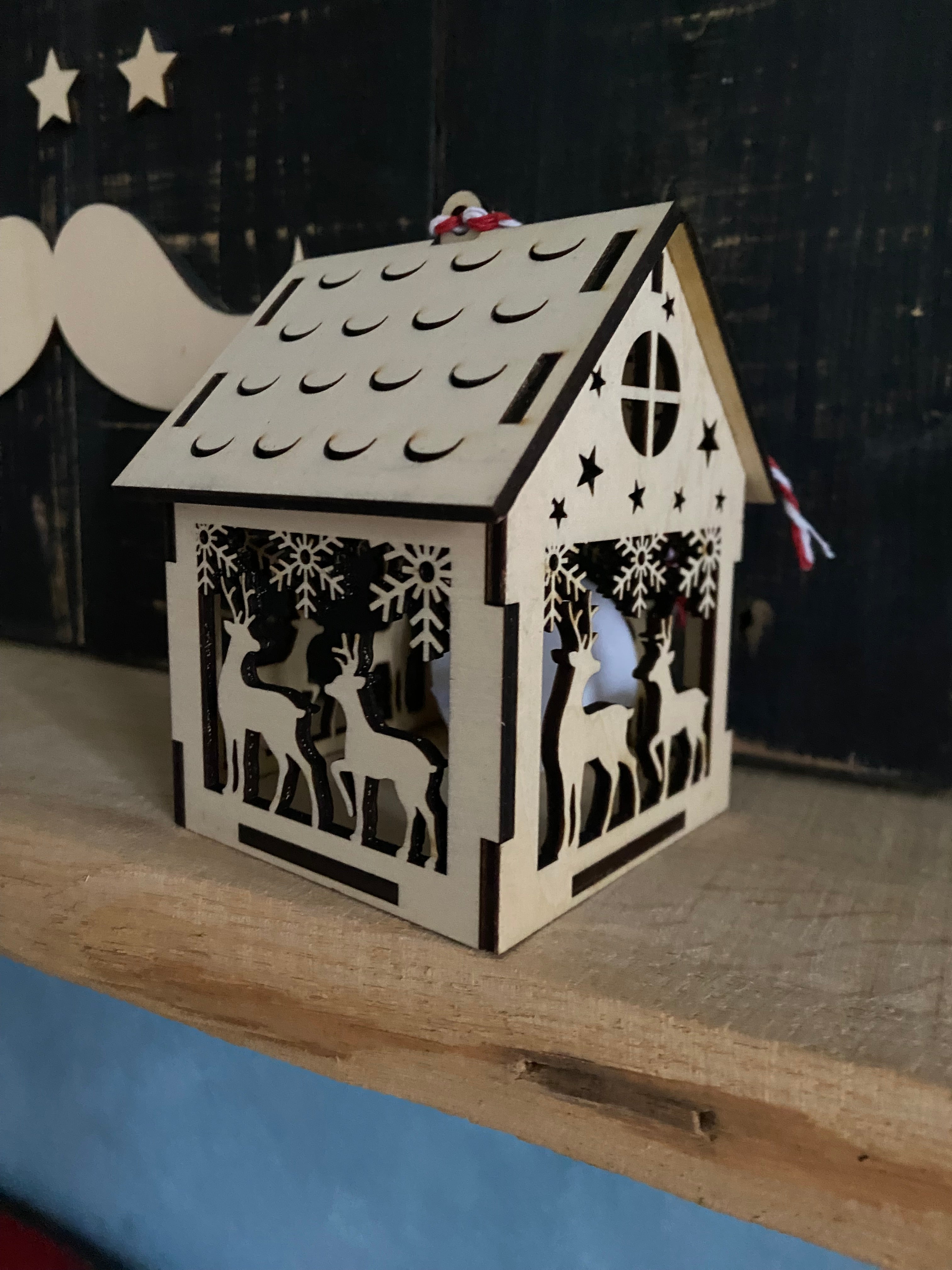 Maisonnette lumineuse - Noël - promo