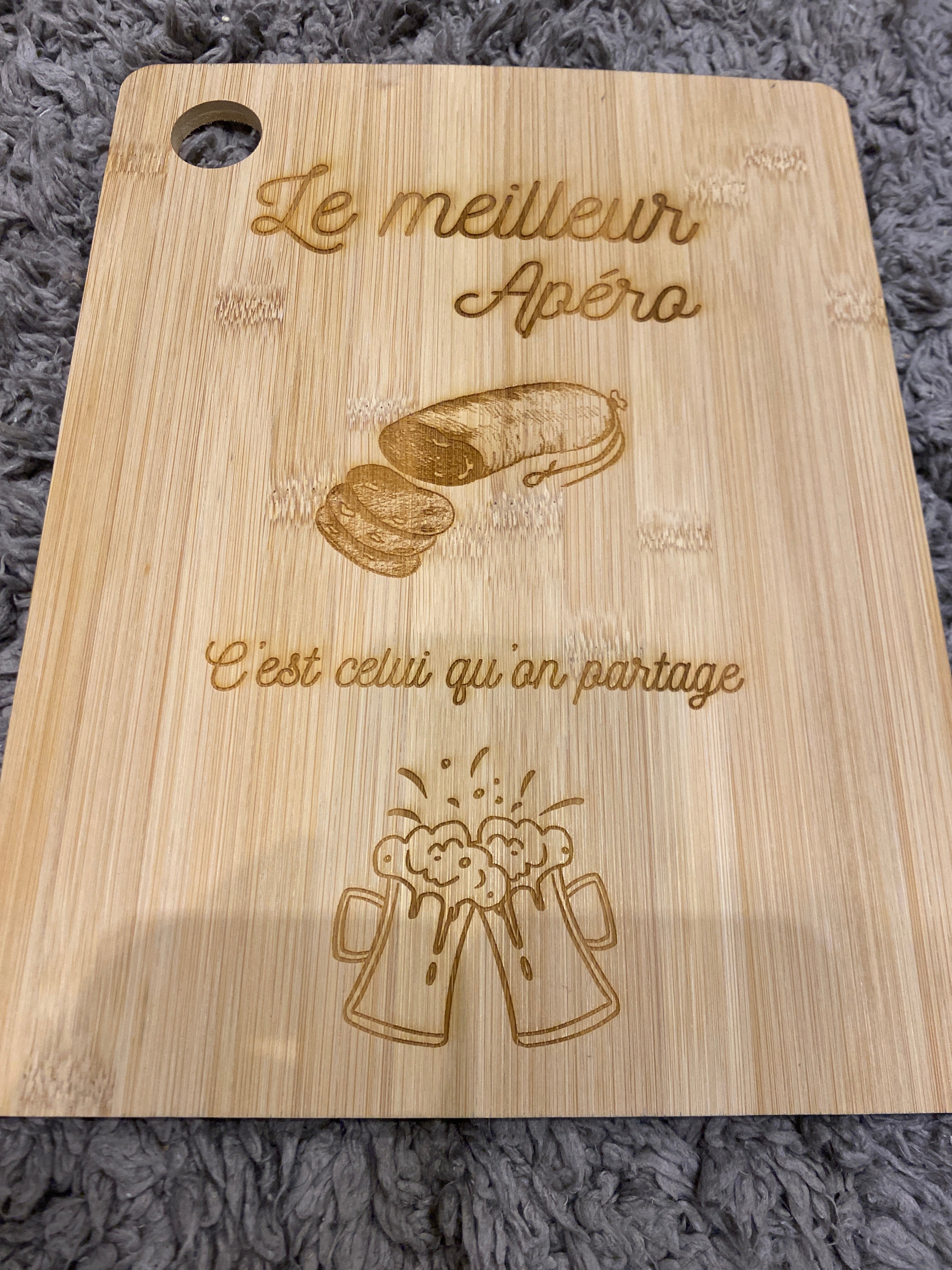Planche à découper le meilleur, apéro - promo
