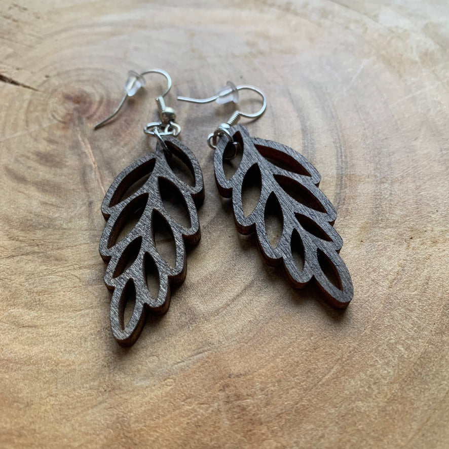 Boucles d'oreilles - Longue feuille2