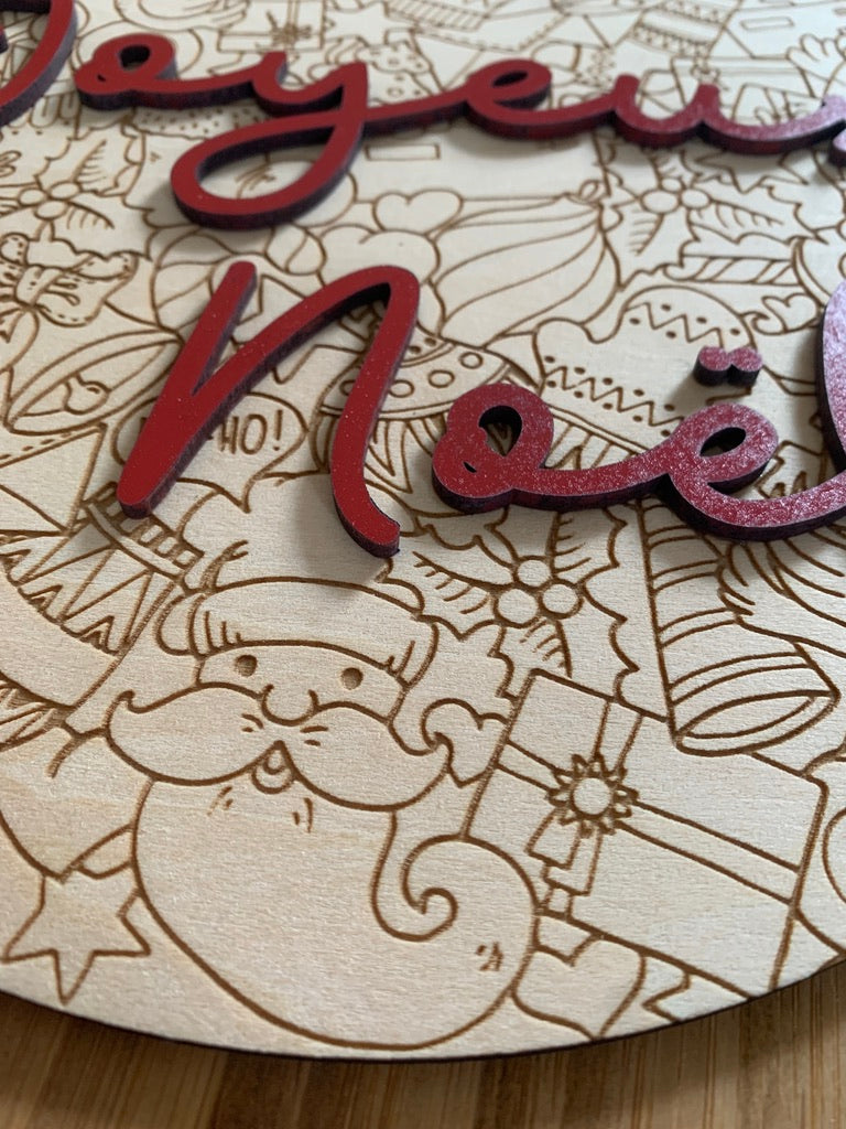 Plaque Noël - promo