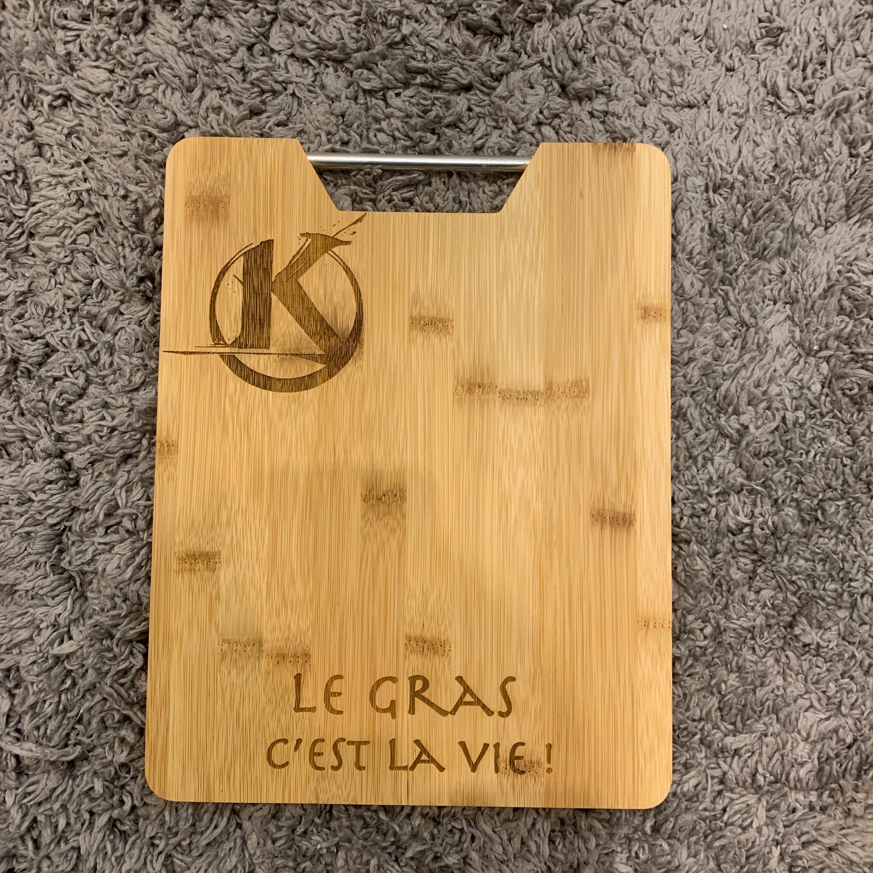 Planche à découper - le gras c’est la vie