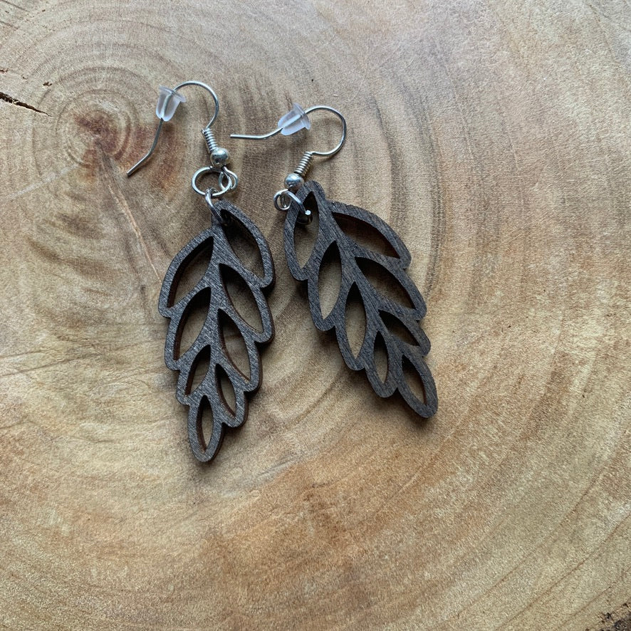 Boucles d'oreilles - Longue feuille2