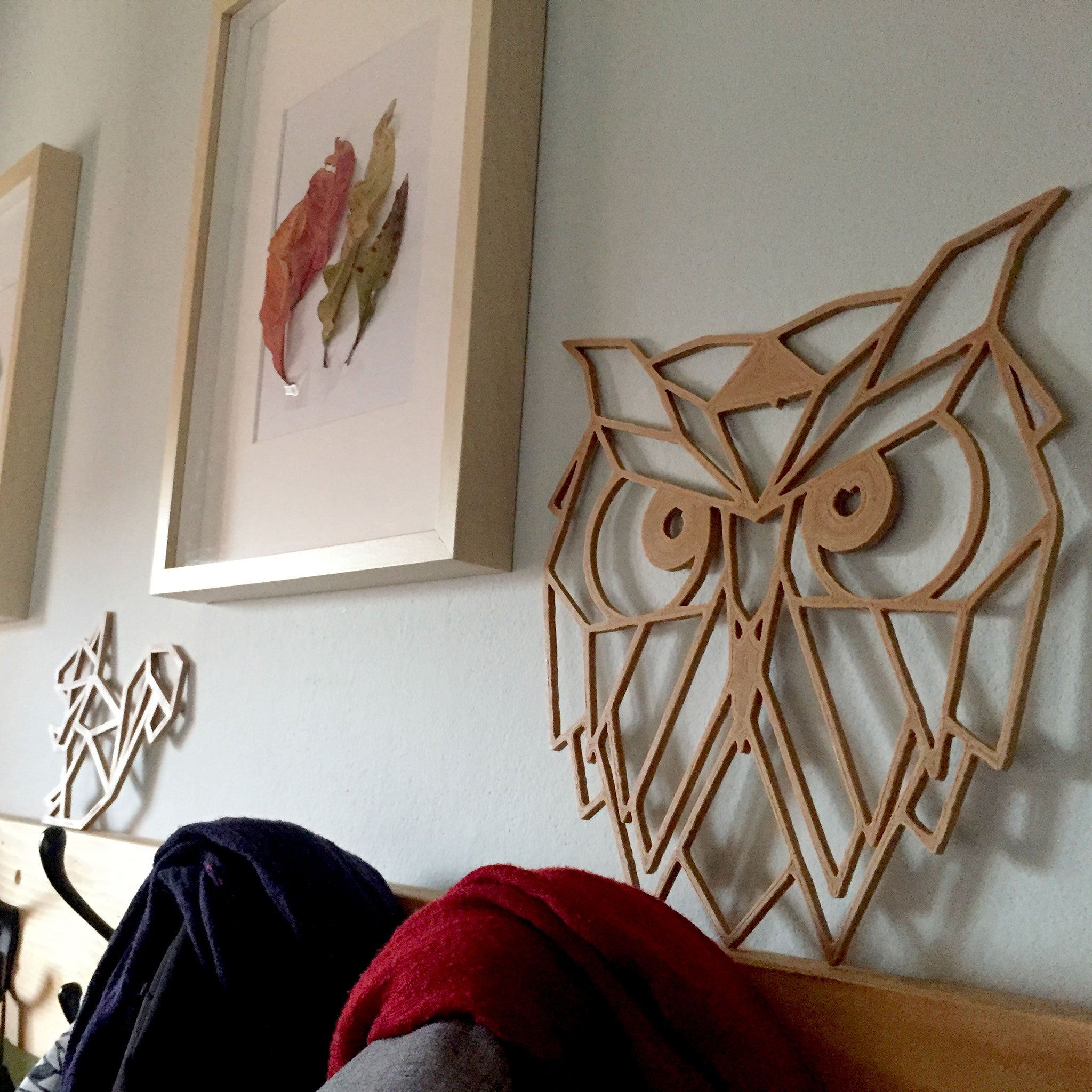 Décoration murale origami