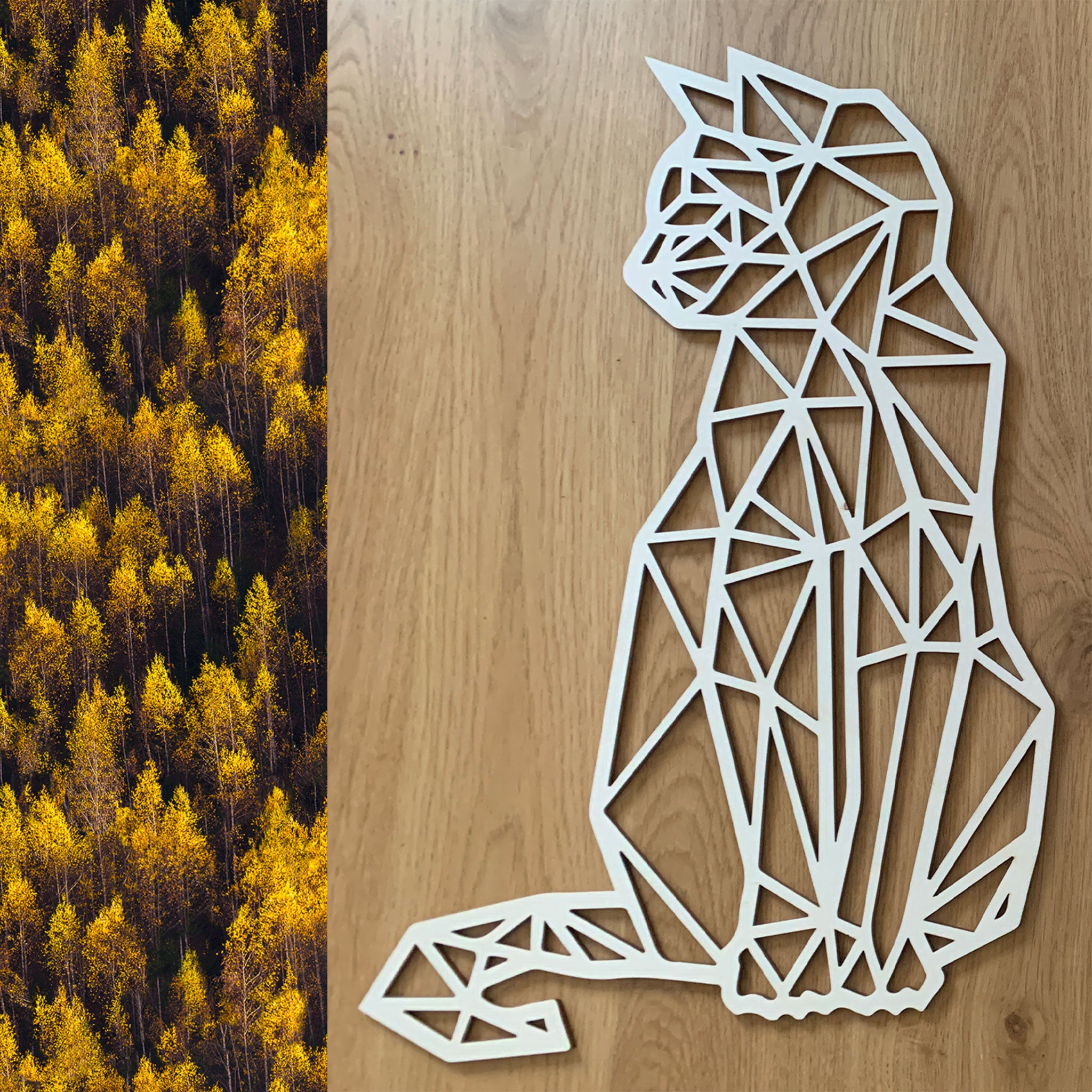 Décoration murale origami
