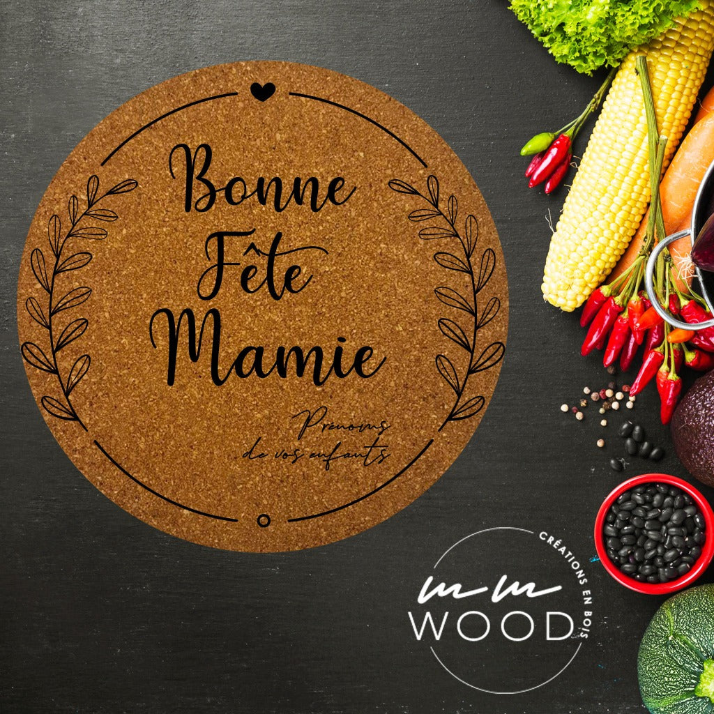 Dessous de plat - Liège personnalisé - MMWood - mmwood.art
