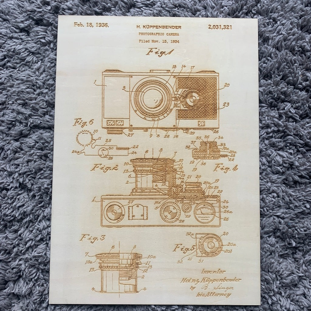 Appareil photo - Brevet