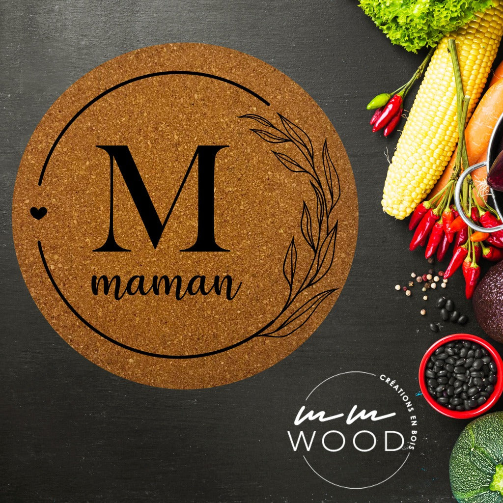 Dessous de plat - Liège personnalisé - MMWood - mmwood.art
