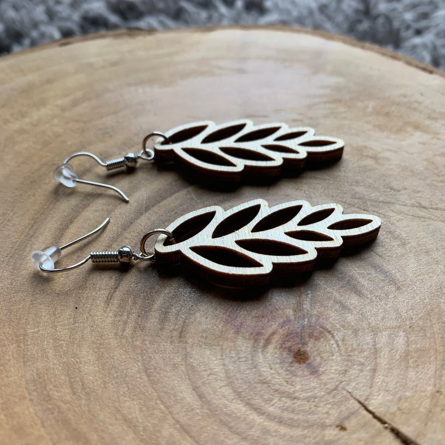 Boucles d'oreilles - Longue feuille2