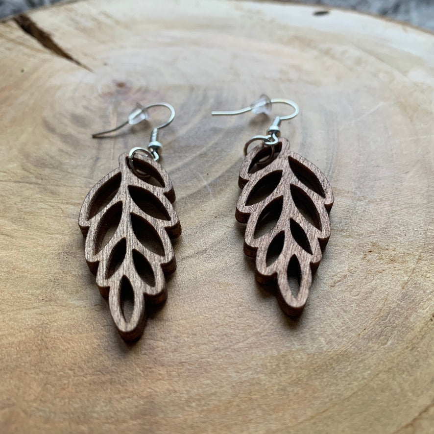 Boucles d'oreilles - Longue feuille2